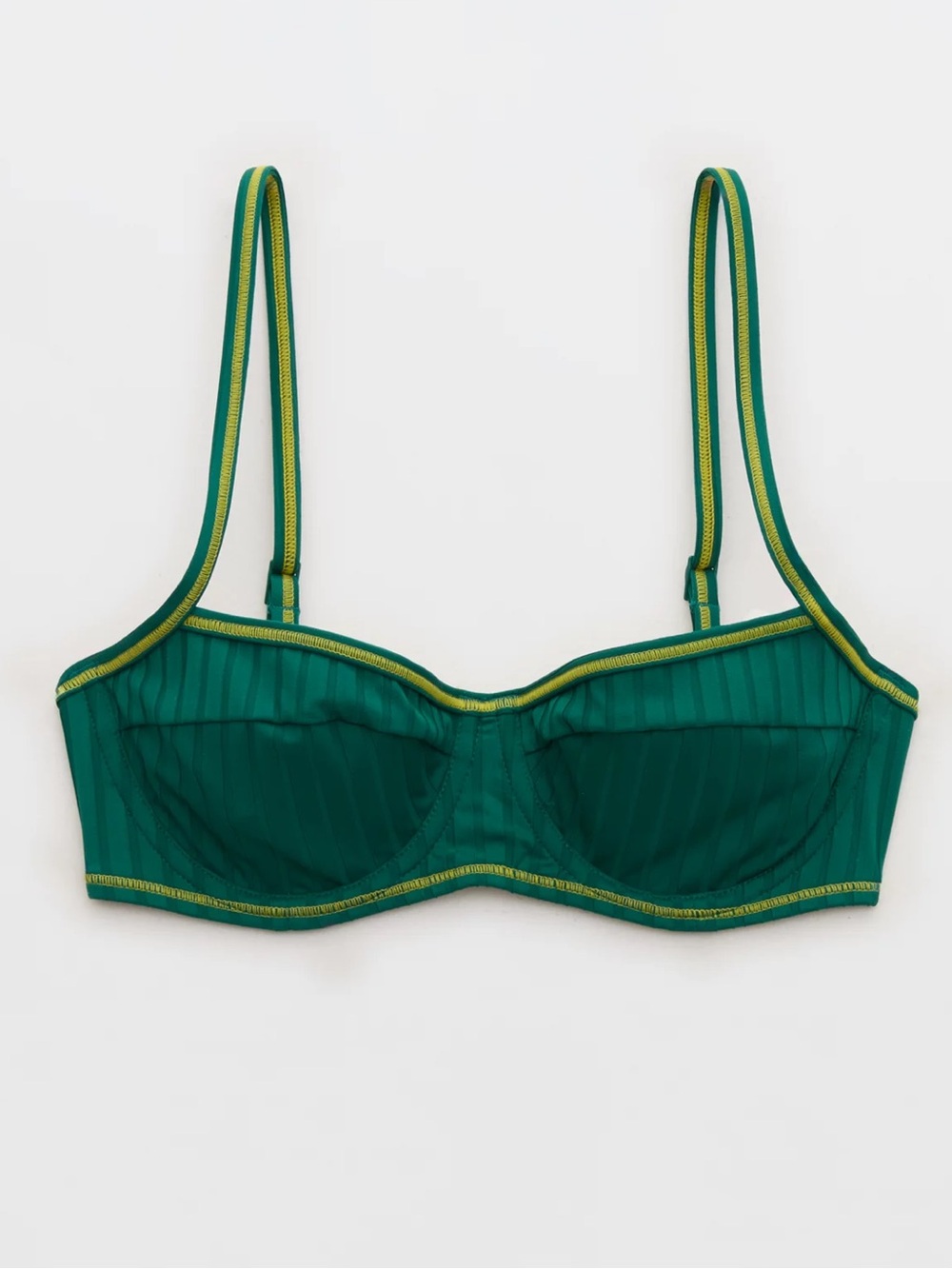 Aerie Ribbed Unlined Underwire Bikini Top